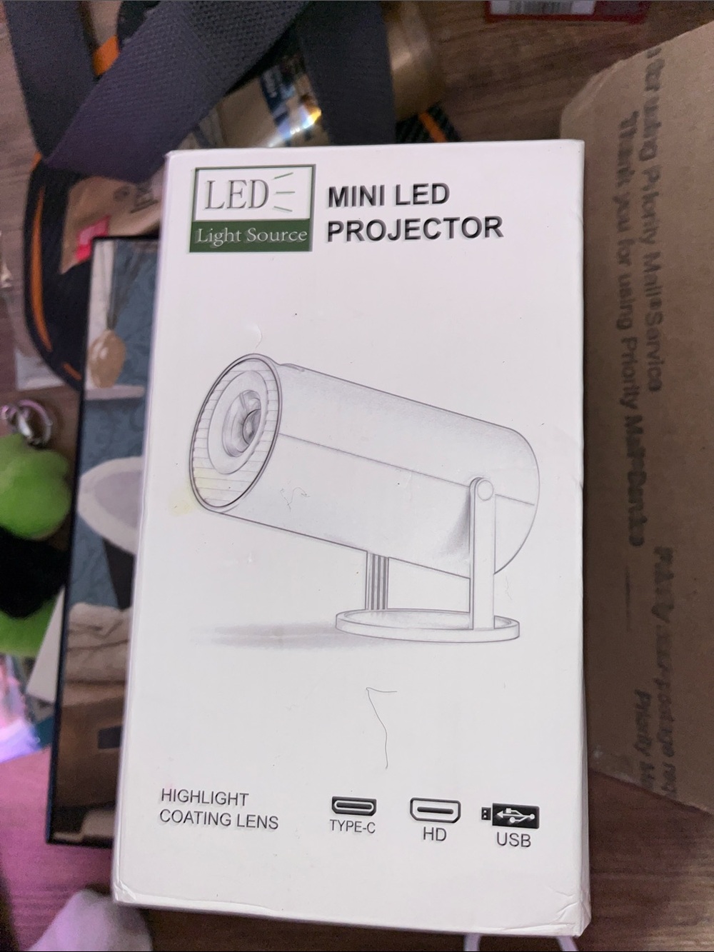 Mini LED Projector - White